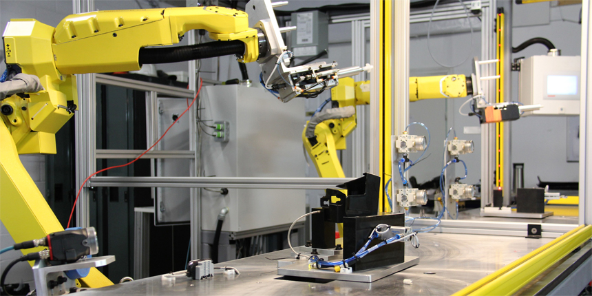 robot assembly and priming